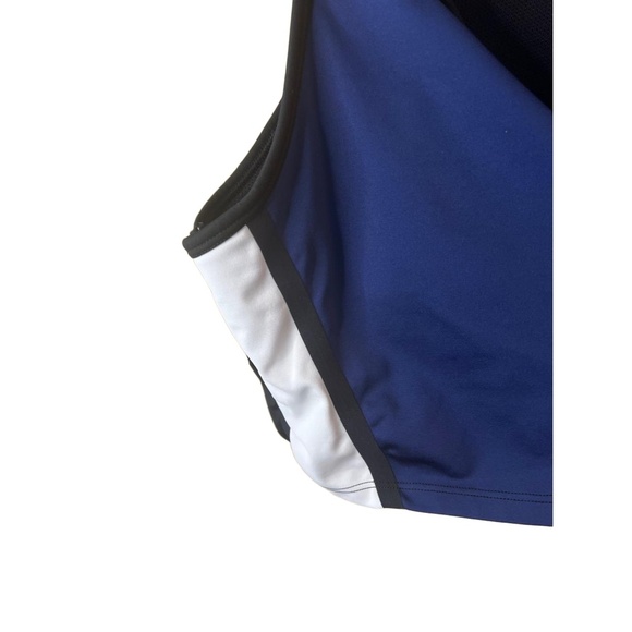Derek Lam 10C Athleta Navy Colorblock Sports Bra XL Excellent Condition - Picture 2 of 6